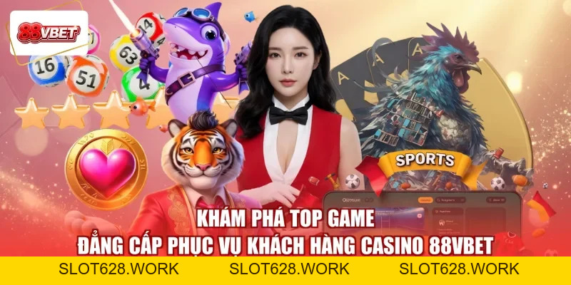 Casino 88VBET - Đấu Trí Đỉnh Cao, Nhận Đầy Hồng Bao - slot628